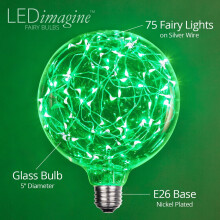 20 ampoules LED féériques multicolores, globe lumineux