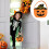 Sac à bonbons d'Halloween citrouille réutilisable (1 pièce) 1