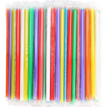 GoXteam plastic boba straws multicolour 100 pcs