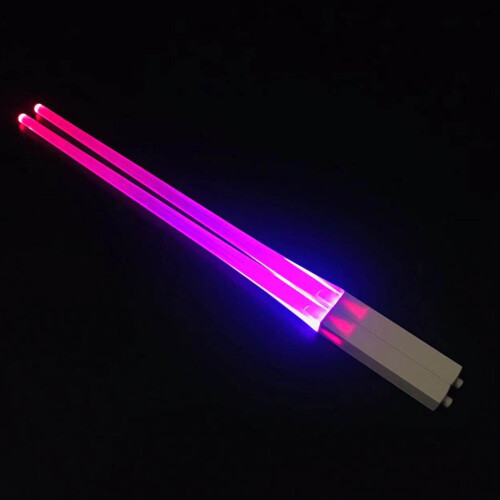 LED Lightsaber Chopsticks, Plastic, 26 cm