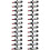 2-pack, 12-flaskans väggmonterade vinställ 1