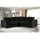 Furniture 786 Jumbo Cord Scatter Back 2c2 Corner Sofa Black 4