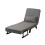 Westwood Versatile Convert Single Sofa Bed 4-in-1 6-Position 85 Sleeper Recliner Grey 14
