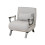 Westwood Versatile Convert Single Sofa Bed 4-in-1 6-Position 85 Sleeper Recliner L-Grey 10