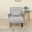 Westwood Versatile Convert Single Sofa Bed 4-in-1 6-Position 85 Sleeper Recliner L-Grey 12