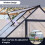 Birchtree BIRCHTREE 6X4FT Polycarbonate Greenhouse Dark Grey 7