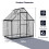 Birchtree BIRCHTREE 6X4FT Polycarbonate Greenhouse Dark Grey 9