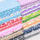 Cotton Print Fabric Squares 9.84" x 9.84" 7-Pack 5