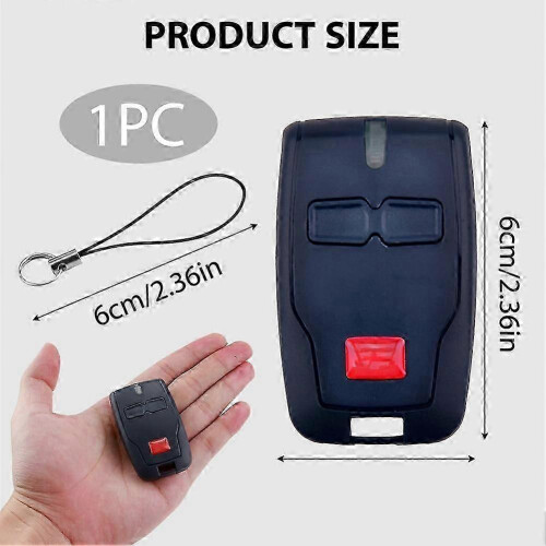 433.92MHz Remote Control Compatible with BFT Mitto B RCB2 for Automatic Gate and Garage Door Systems 1