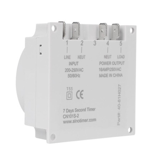 7 Day Programmable Timer 220V AC 16A 3500W Digital LCD Switch for Lights & Heating Equipment 2