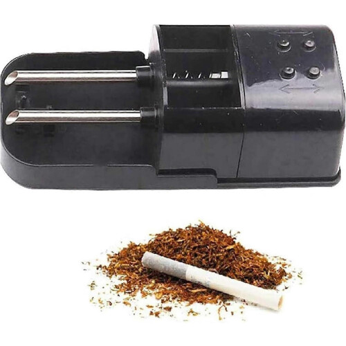Handheld Cigarette Rolling Machine, Double Tubes, Adjustable Tobacco Density 1