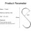 S Hooks, Stainless Steel, No Tools Needed for Wall Organisation, Kitchen Bathroom Workspace 2