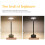 Rechargeable Desk Lamp with Touch Sensor, Dimmable LED Light for Reading & Work, Portable Battery Operated 3