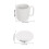 Wireless Charging Cup Warmer Compatible with QI Phones, Waterproof Panel, Includes 350ml Mug 3