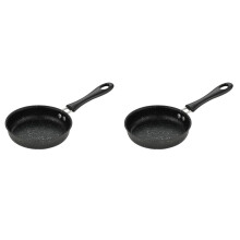 Mini camping pan non-stick saucepan set of 2