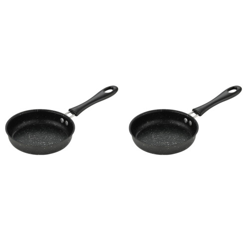 Mini camping pan non-stick saucepan set of 2