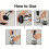 Manual Food Chopper, Stainless Steel, Hand-Pulled for Garlic Vegetable Fruit Nut, Easy Clean Kitchen Tool 5