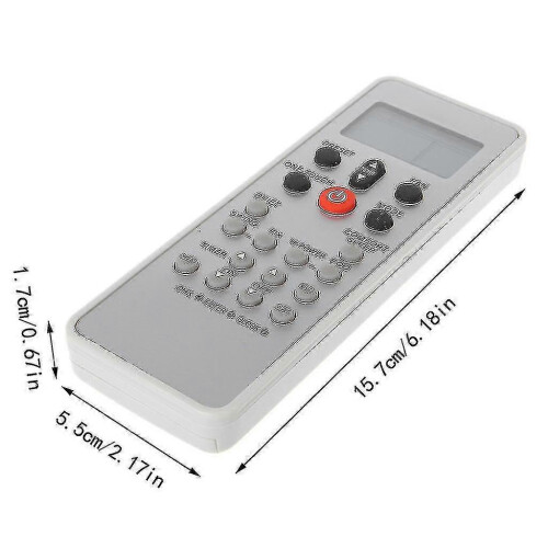 Air Conditioner Remote Control Compatible with Toshiba WC-L03SE, ABS Material, No Programming Required, Low Power Consumption 1