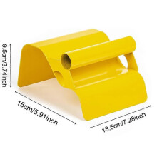 Landscape Curb Trowel Stainless Steel 15cm x 18.5cm x 9.5cm Garden Patio Sidewalk Construction Plastering Tool