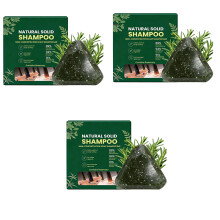 (3PCS) Natural Solid Shampoo Bar,Hair Growth Scalp Cleansing Soap for Anti Hair Loss,Anti-Hair Loss Shampoo Bar