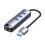 Adaptador USB-C a Ethernet USB3.0RJ45 1000Mbps 1