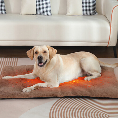 Coussin chauffant réversible pour chiens et chats