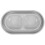 Double Pet Bowl Set with Ant-Proof Moat – Grey 1