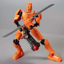 Transformerende robot met 13 gewrichten – PVC-actiefiguur