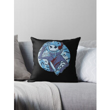 Jack-Masken-Kissenbezug „Nightmare Before Christmas“ (45,7 x 45,7 cm)