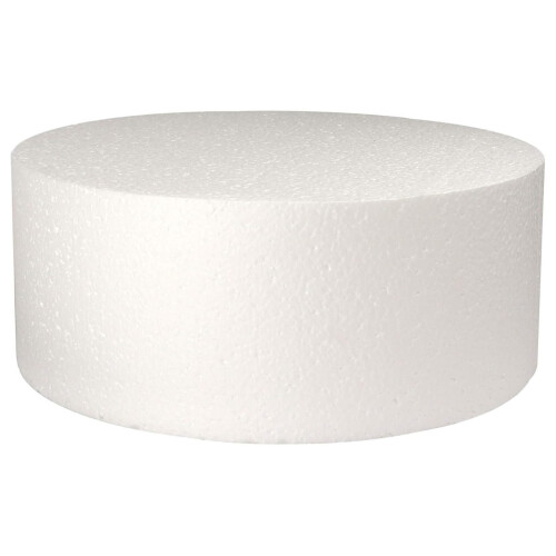 Round Styrene Cake Dummy 9 in x 4 in