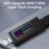 Μετρητής ισχύος USB Tester 195W με οθόνη πραγματικού χρόνου 2