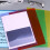 L-förmiger, transparenter Kunststoffordner für A4-Papier 5