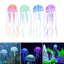 Leuchtendes Quallen-Aquarium-Dekor-Set (4-teilig)