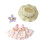Ensemble jupe et jupe rose pour poupée de 17 cm 1