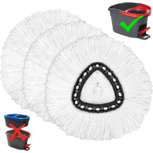 3-pack navullingen voor microvezelmoppen voor de O-Cedar Spin Mop