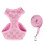 Ensemble harnais pour animal de compagnie et laisse de dos – Polyester, ajustable 1