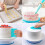Pastry Bag with Tips Set, 40 Pieces Cake Decorating Kit with Silicone Bag, E-Book & Tools 5