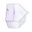 Vaschetta per uccelli trasparente per gabbia – Plastica, 14,8x15x15,5 cm 1
