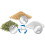 Stainless Steel Spice Jar Set, 3-Piece, 100 ml, Adjustable Shaker with Glass Jar 2