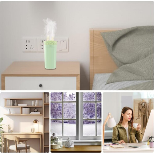 Rechargeable Desktop Humidifier, Portable and Quiet Operation for Bedroom, Office or Study 2