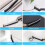 Crevice Cleaning Brush Set, 6 Pack with Nylon Bristles for Windows, Doors, Sinks 5