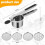 Potato Press, Stainless Steel with 4 Interchangeable Sieves for Vegetable Puree and Mashed Potatoes 2