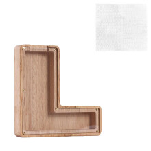 Bosca Airgid Litreacha Adhmaid Pearsantaithe – 26 Litir