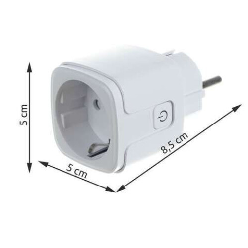Smart WiFi Plug and Socket, 15A Remote Control Plug for Home via Do Home App, White 1