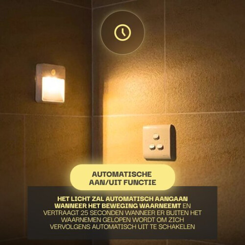 PIR Motion Sensor Light Wireless Battery Powered Stair Light for Cupboard Hallway 1
