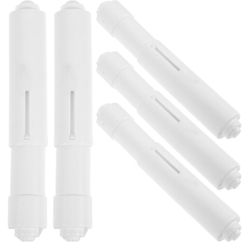 Toilet Paper Holder Spindle Rod Replacement 5 pcs White