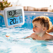 Wireless Floating Pool Thermometer for Pools, Bathtubs,