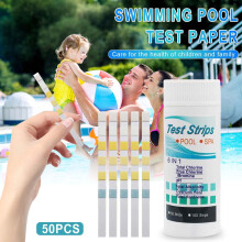 6-in-1 Pool and Spa Test Strips – 50 Strips
