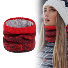 Men's Winter Scarf – Double-Layer Windproof Neck Warmer