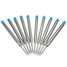 Recharges bleues pour stylo bille Parker, format moyen, lot de 10.